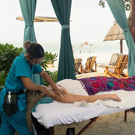 Totem Beach Club Celestun Bagian luar foto