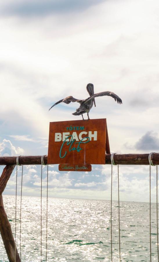 Totem Beach Club Celestun Bagian luar foto
