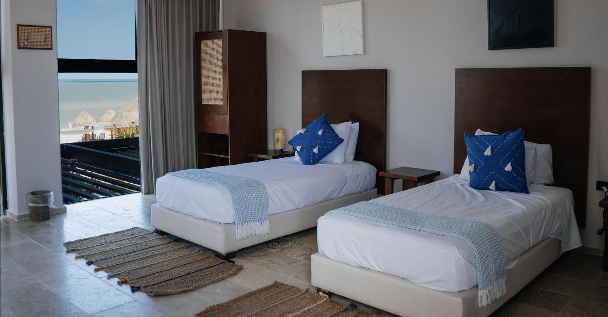 Totem Beach Club Celestun Bagian luar foto