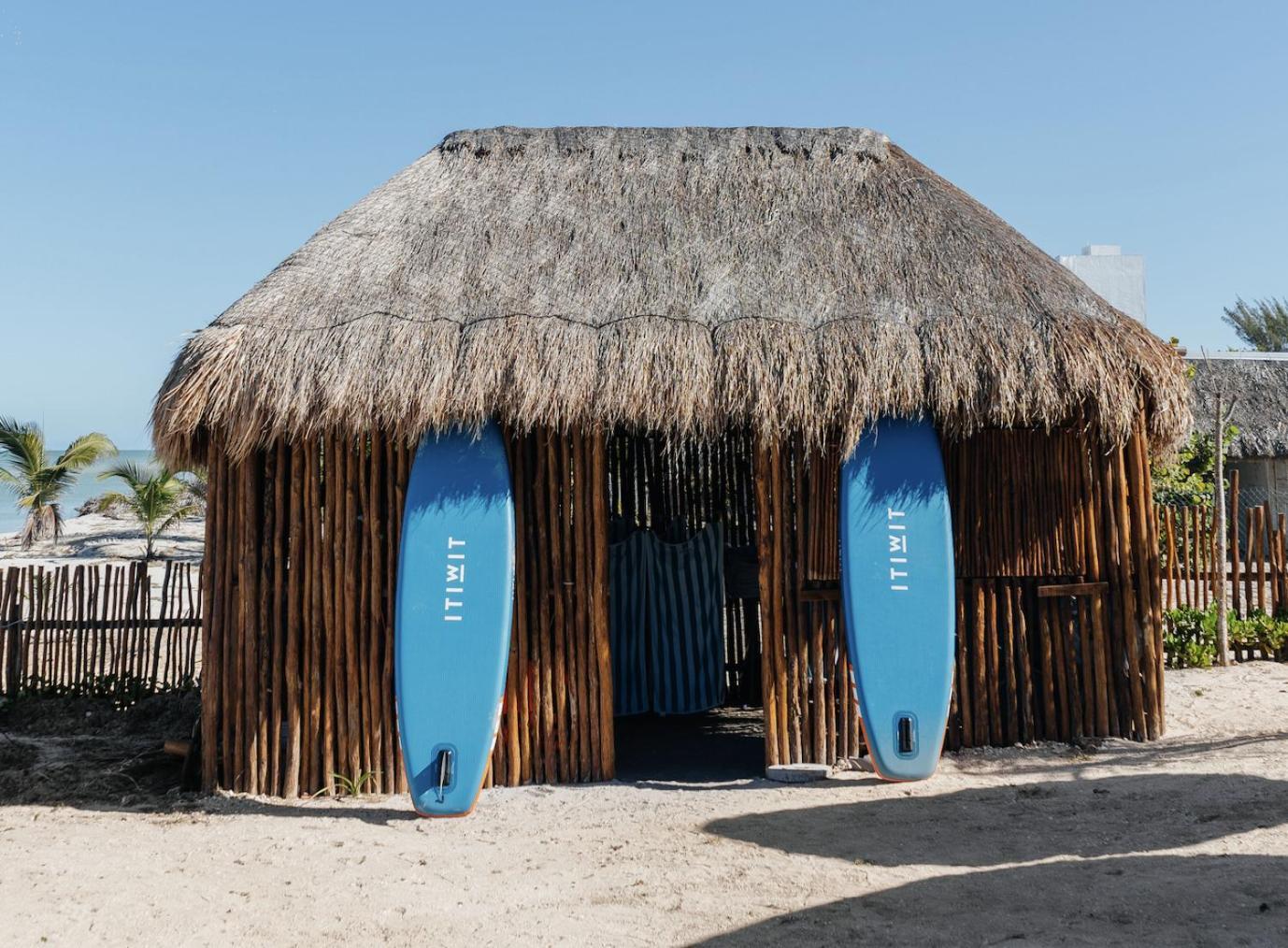 Totem Beach Club Celestun Bagian luar foto