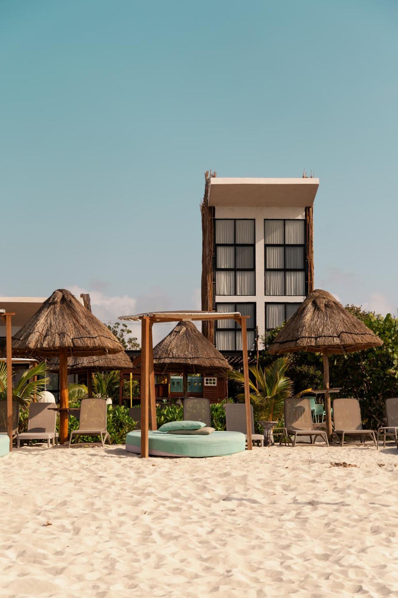 Totem Beach Club Celestun Bagian luar foto